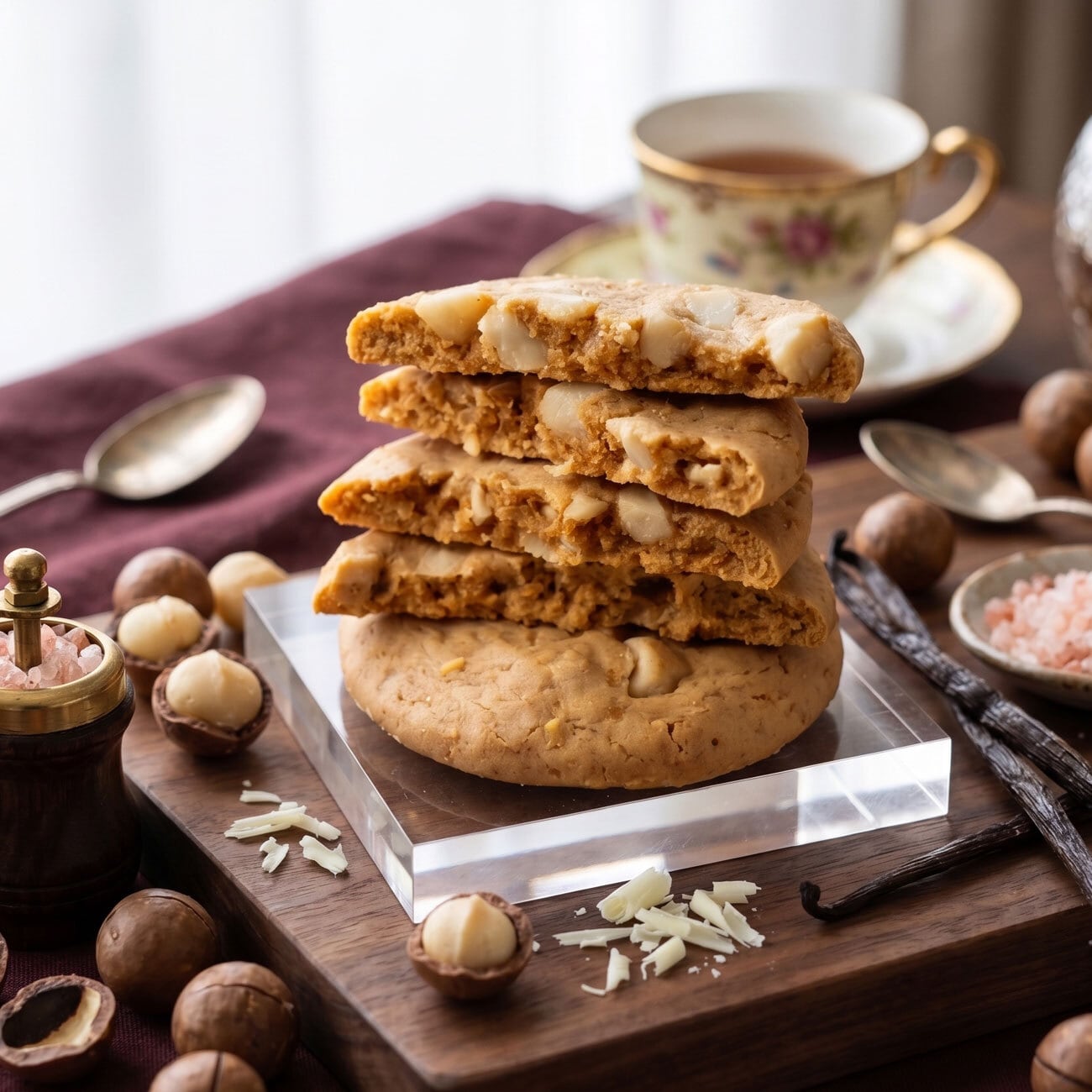 塩バニラ＆マカダミアナッツ | ほおばるcookie【marl online shop】