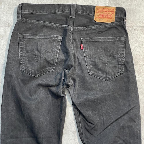 【W31 L32】 メキシコ製 levi's ブラックデニム リーバイス 501 詳細写真14