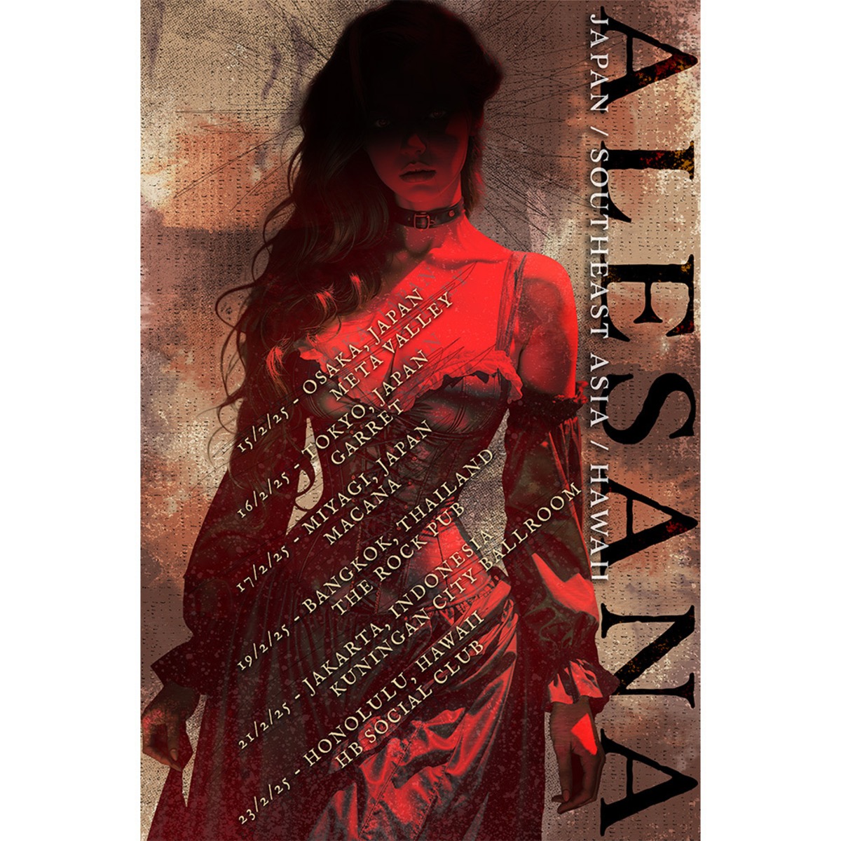 ALESANA JAPAN TOUR 2025 先行チケット TMMusic