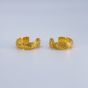 [再販] Hoop Earrings -Scroll / Gold -