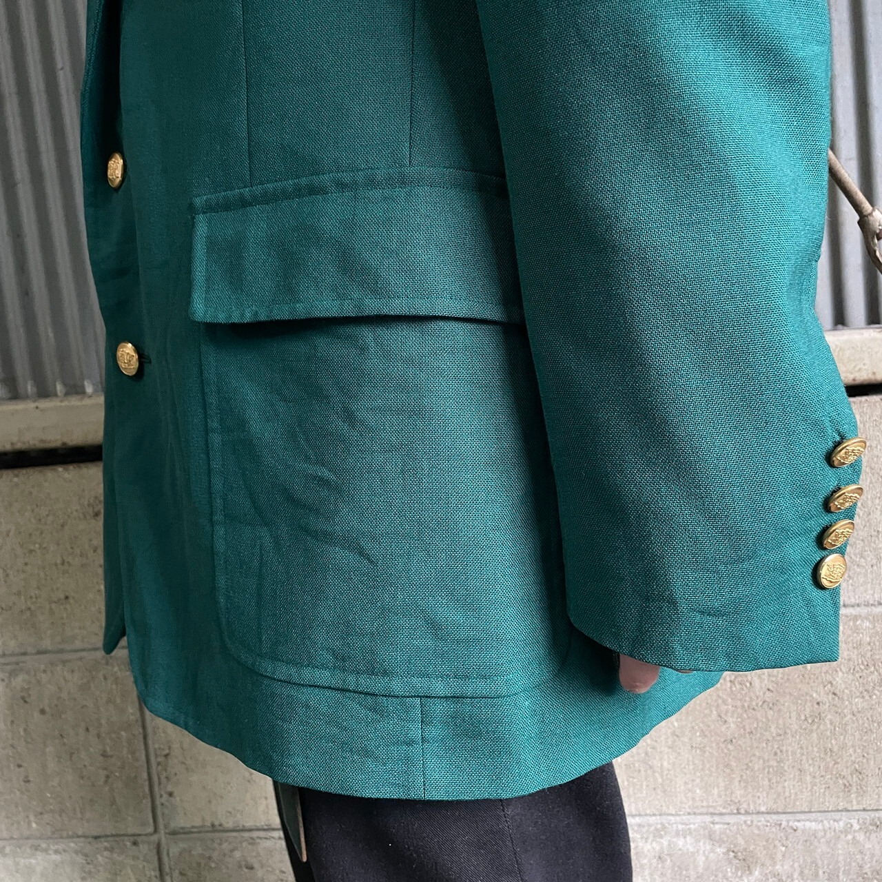 80年代 USA製 HUNTER HAIG Palm Beach パームビーチ 金ボタン 