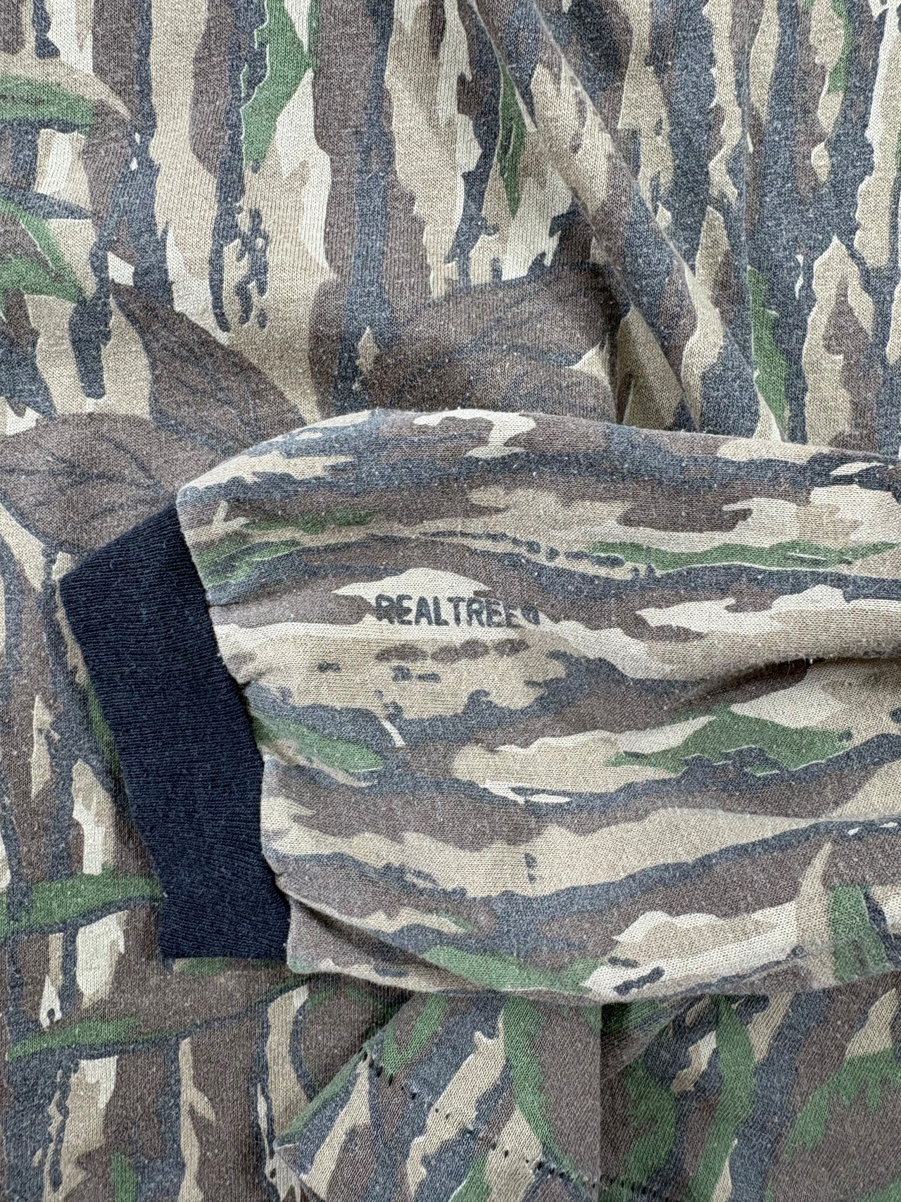 Real Tree Camouflage Long Sleeve Tee