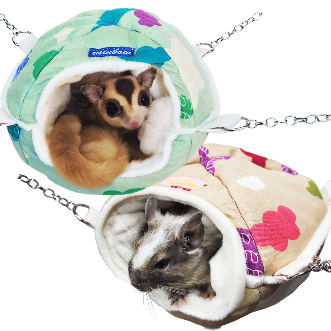 【小動物】ミニドームハウス ブラウン/グリーン