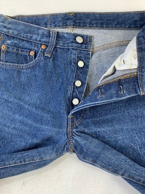 M-106 リーバイス Levis501古着 1980年66後期 米国製刻6　W 70cm  股下 81cm