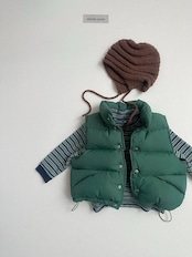 〖取寄〗韓国子供服 / 26winter / Digreen / ビビッドパディングベスト / キッズ / 冬服 *S~2XL*