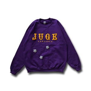 JUGE venganza Rockstar Crewneck Sweat -PLUM-