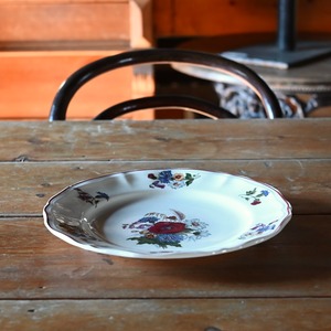 SARREGUEMINES  Plate / サルグミンヌ プレート〈 フランス食器・皿・花リム・フランスアンティーク・アンティークプレート・ブロカント・ヴィンテージ 〉113920