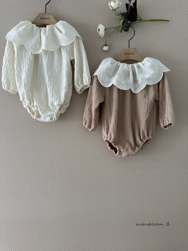 [ mien bloom B ] knit lace suit