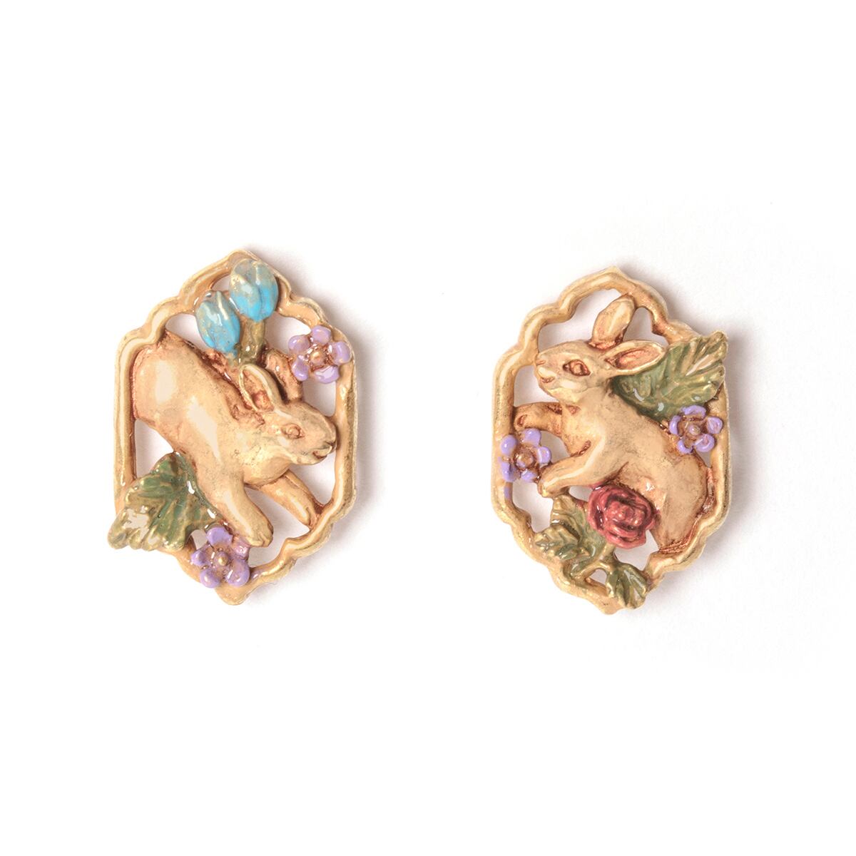 Palnart Poc (パルナートポック)シークレットガーデン ピアス うさぎ