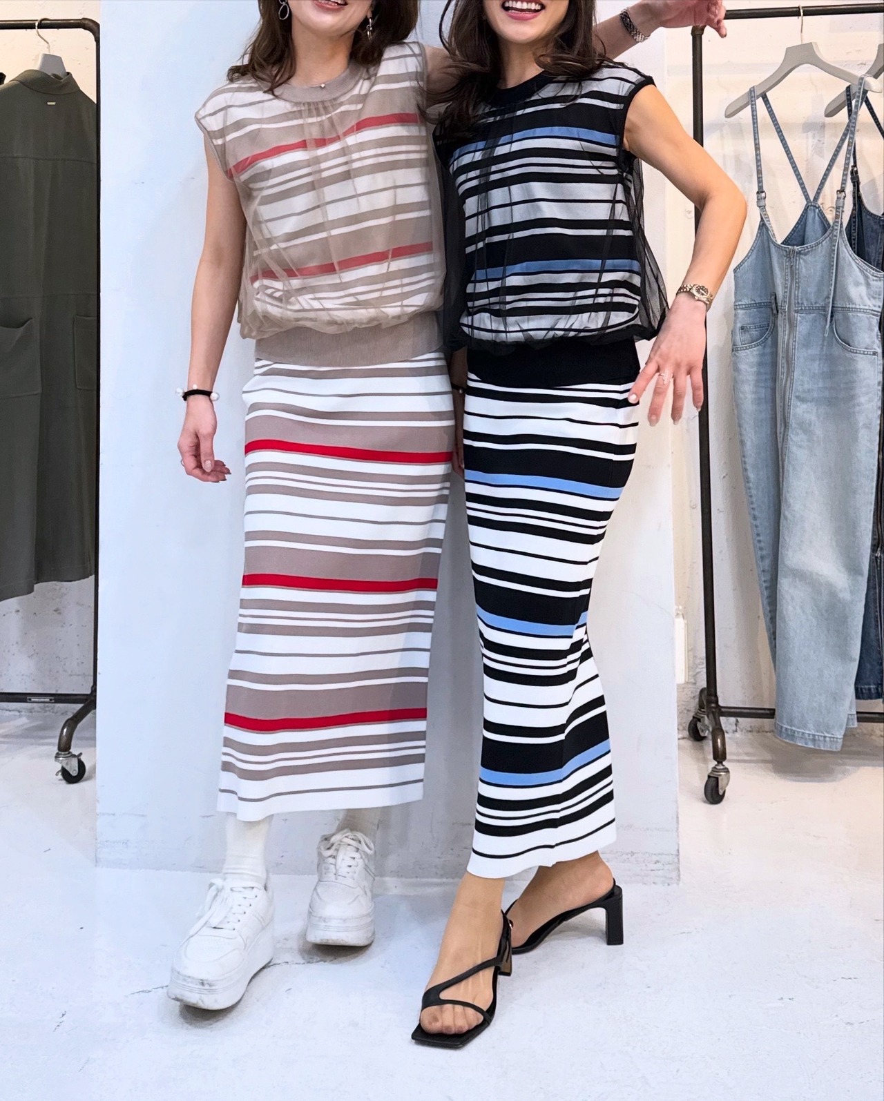 シーシークロス　C.C.CROSS　ニットストレートSK【MULTI SETUP】