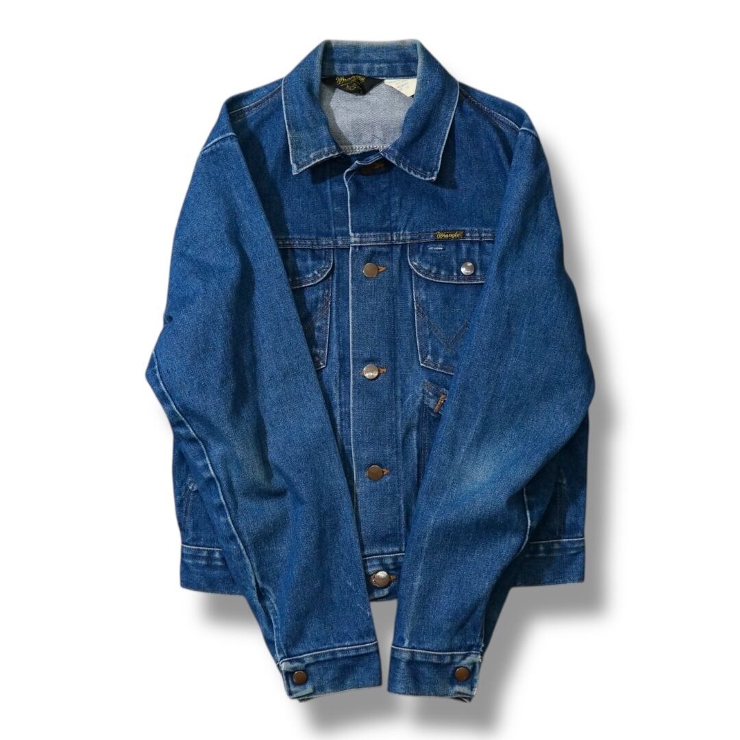 38】Wrangler 74126NV ラングラー アメリカ製 デニムジャケット DENIM