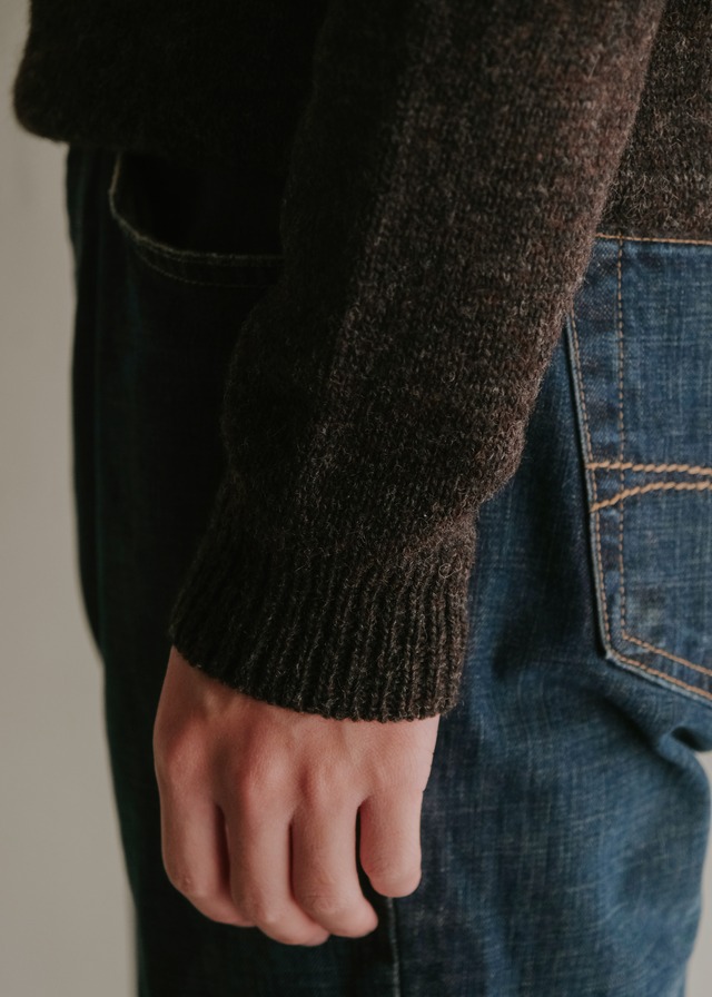 90's A.P.C. wool v-neck  knit