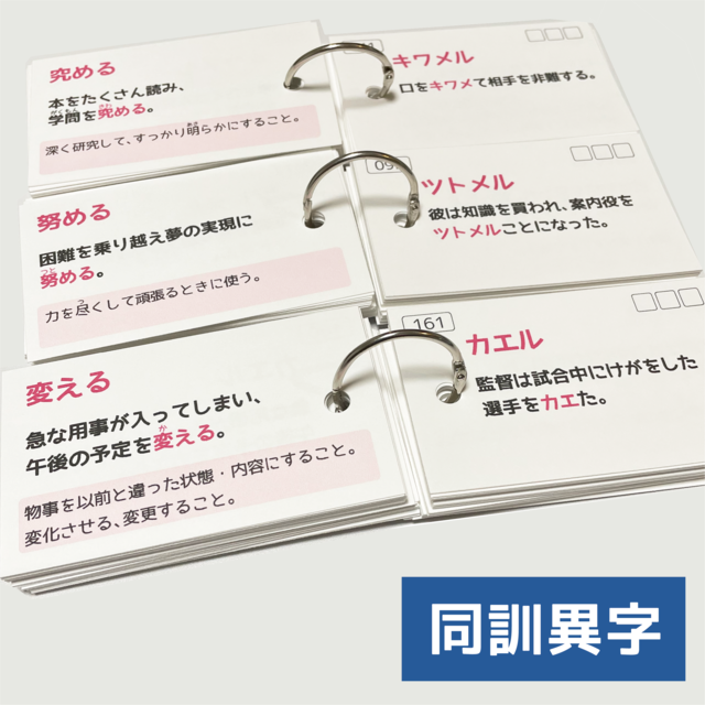 低価格 【069】中学受験国語 重要語句カードセット 暗記カード 中学