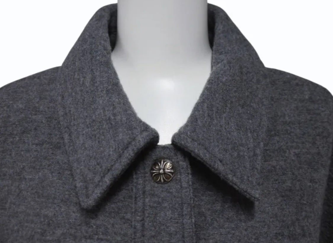 CHROME HEARTS クロムハーツ ROLA ローラ ウール長袖シャツ クロス