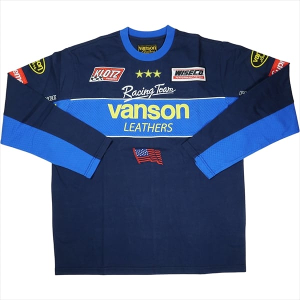 Size【M】 SUPREME シュプリーム ×Vanson Leathers 26SS L/S Top Navy