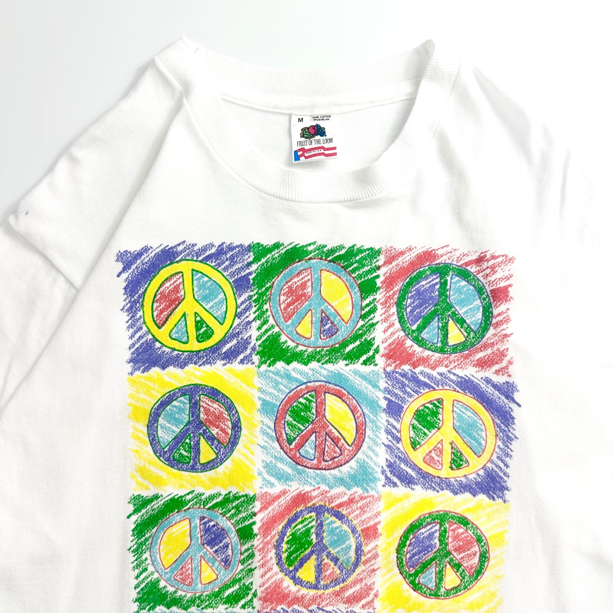 90s Peace Sign Graphic Art T-Shirt