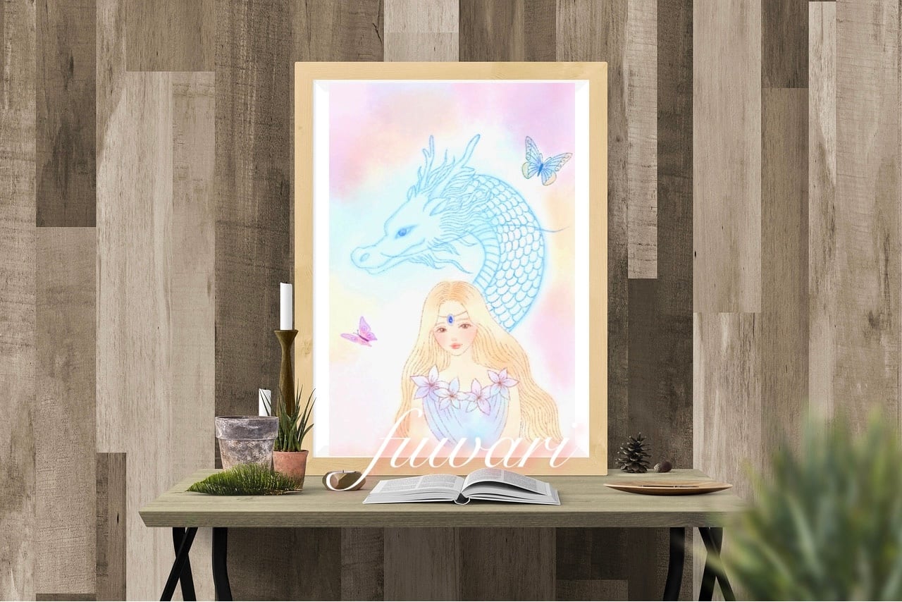 開運絵画 ユニコーン 癒しの波動 ヒーリングアート エネルギー 開運絵画 ユニコーン 癒しの波動 ヒーリングアート エネルギー
