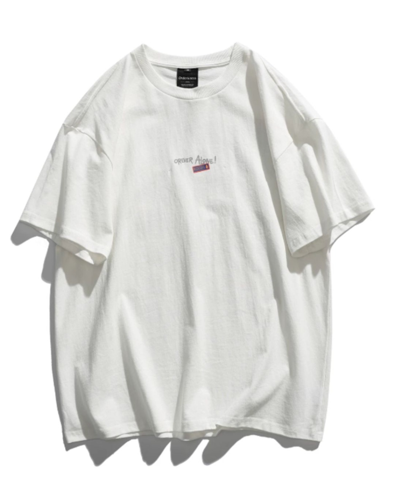 グラフィックプリント半袖Tシャツ S0537