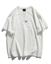 グラフィックプリント半袖Tシャツ S0537