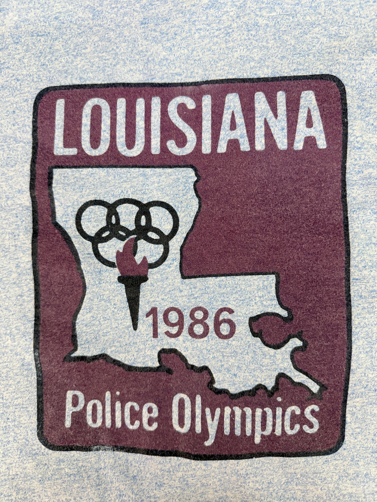 80s Police Olympics Ringer Tee / SCREEN STARS made in usa・画像3