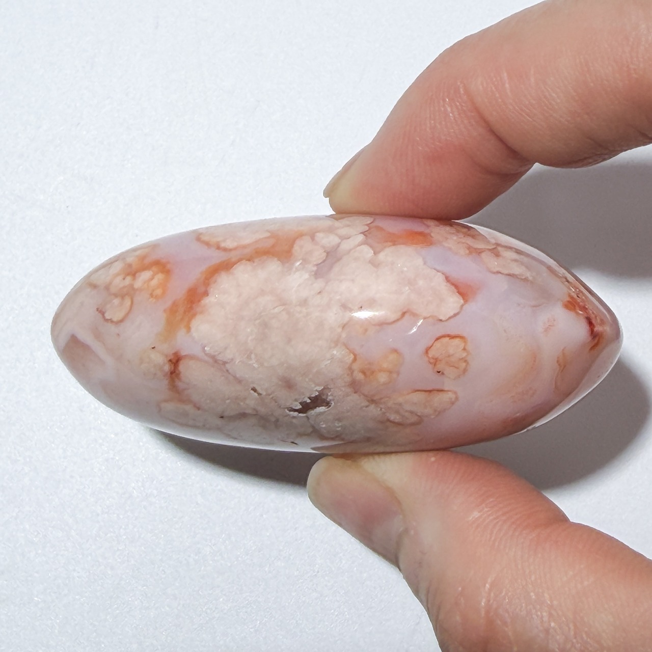 カーネリアンフラワーアゲート02 パーム ＊ 天然石