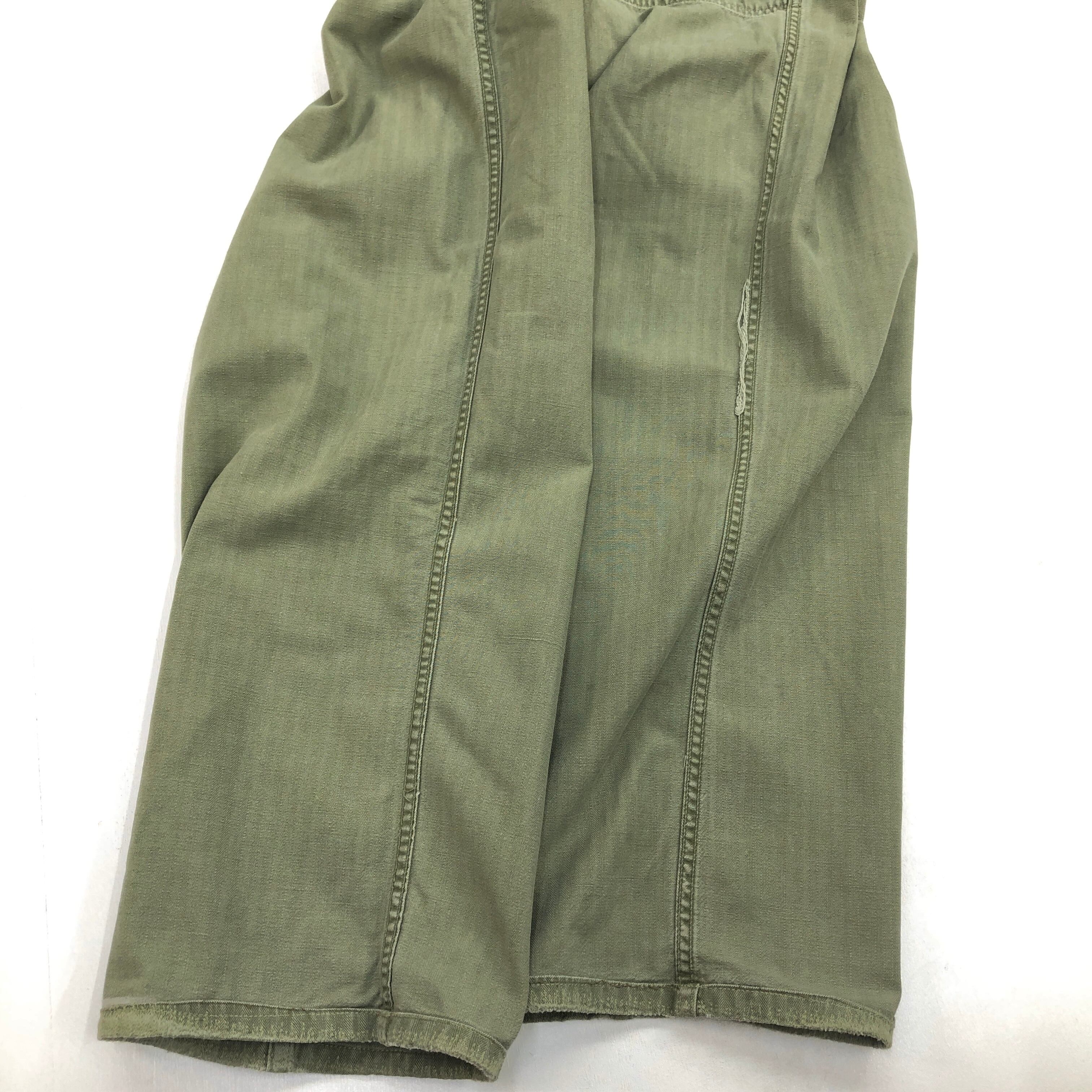 U.S.ARMY 40-50s M-47 HBT UTILITY TRUSERS ヘリンボーン ベイカー