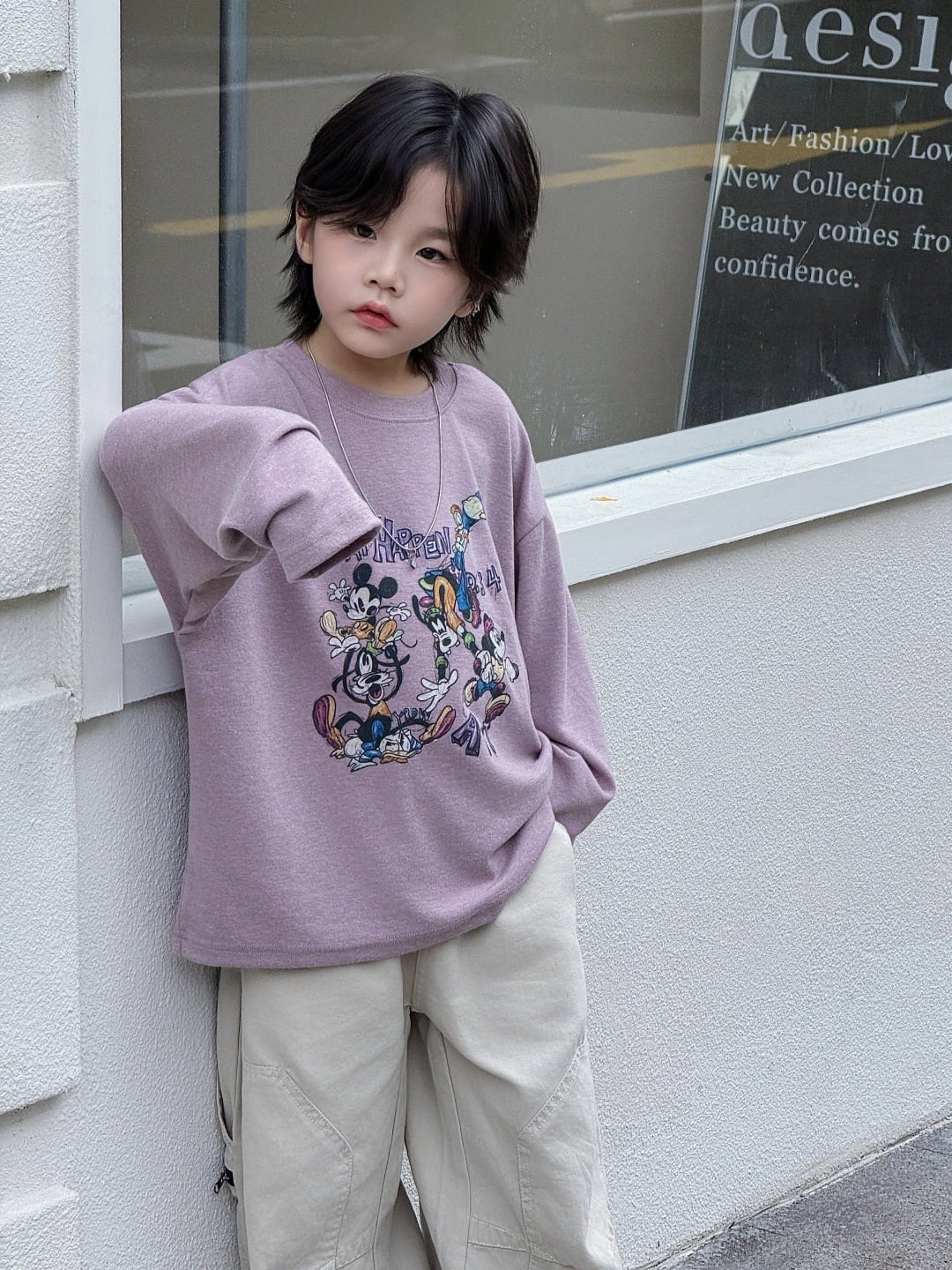 2color WHAT HAPPEN イラストT