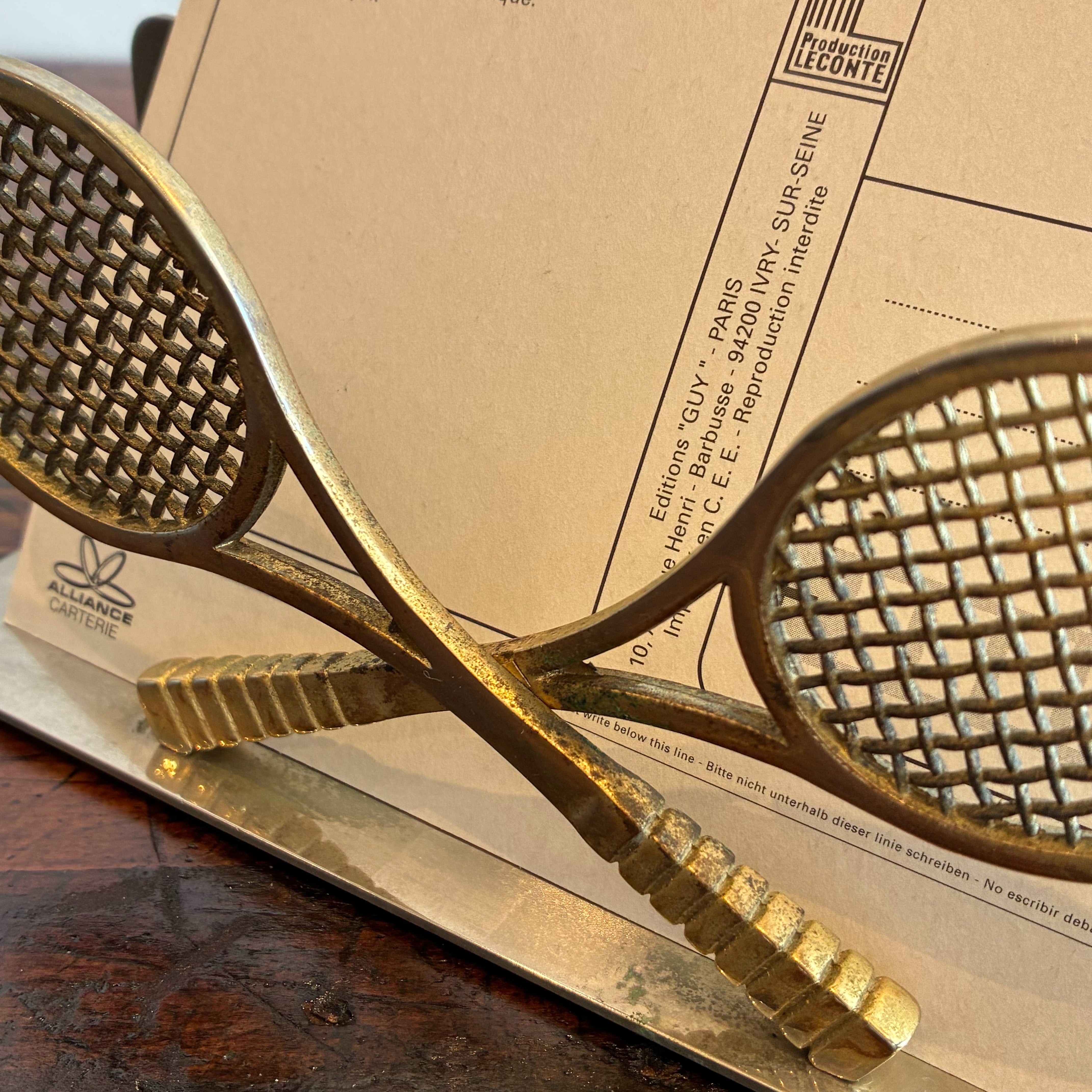 Vintage Letter Rack 【Tennis Racket】 | POTLATCH
