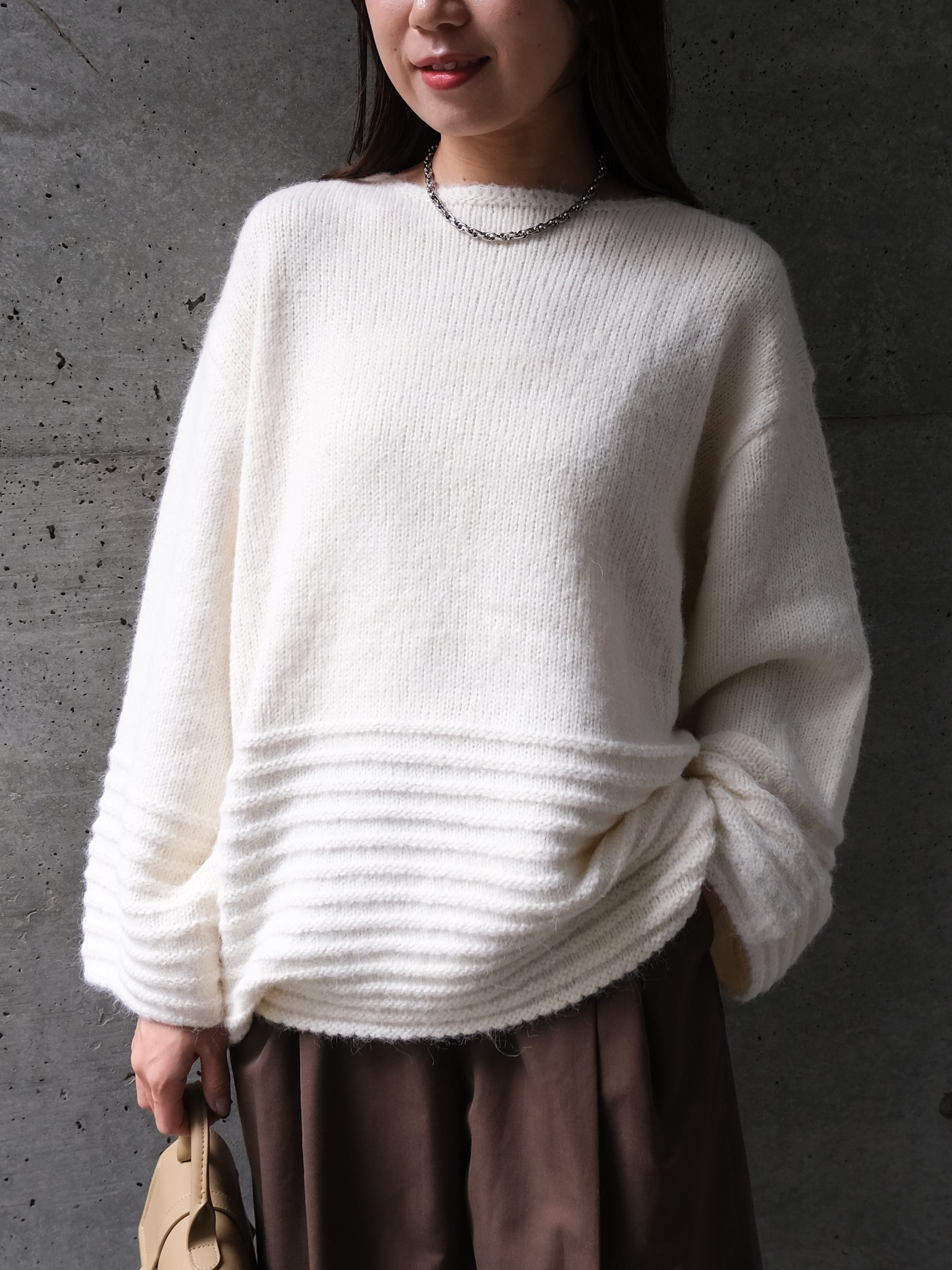 3D BORDER KNIT(3Dボーダーニット)【5548011】select by Bou Jeloud