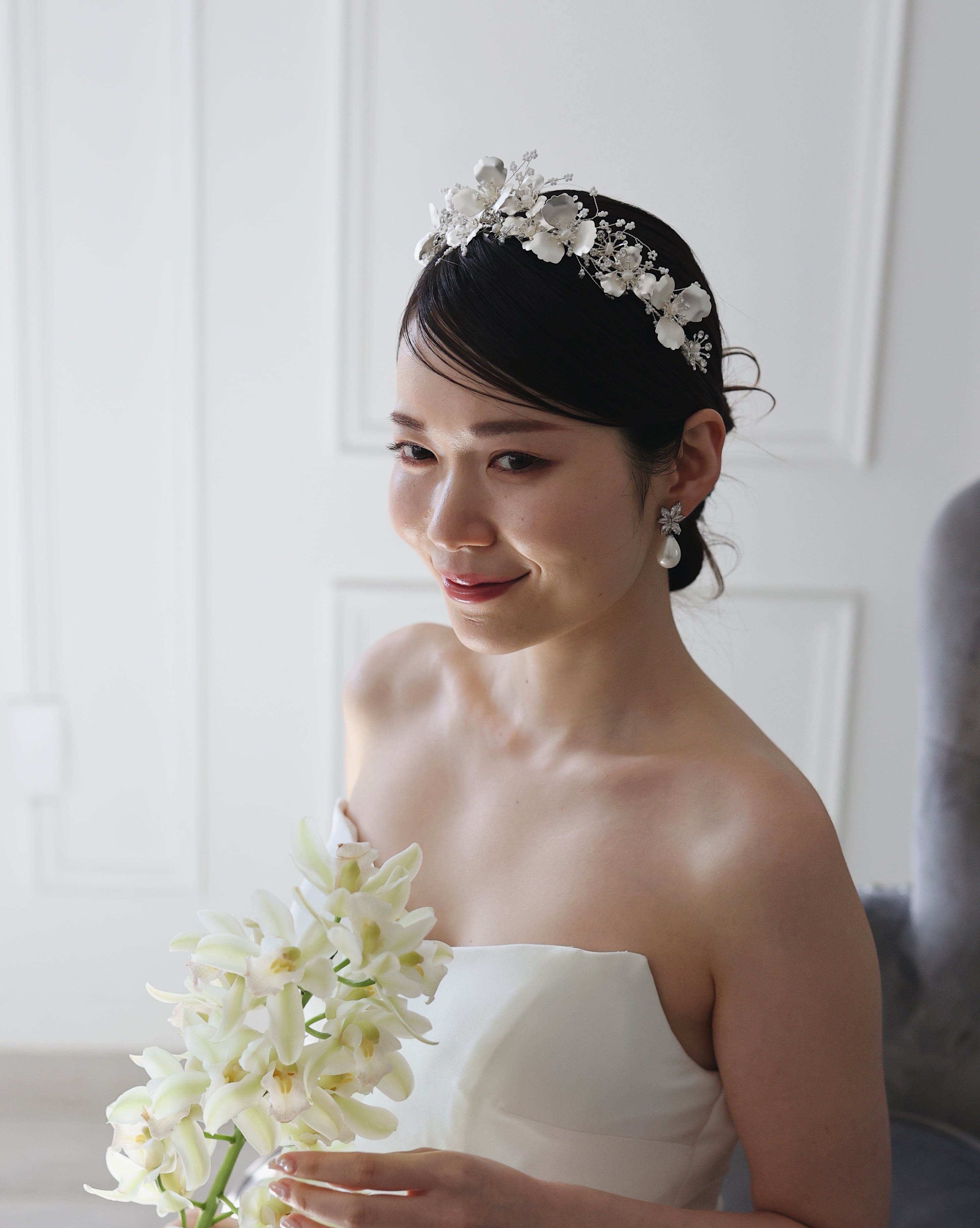 ティアラ ヘッドドレス ① カチューシャ ヘアアクセサリー 結婚式 ウェディング