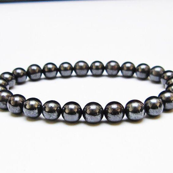 スギライト ブレスレット 7mm ブラックスギライト ブレス 一点物 メール便可 [M便 1/10] 111-42902