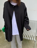 【新作5%OFF・3日間】Satin Single Jacket_2colors