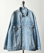 ADAM PATEK blast looose denim jacket (BLU) AP2313009