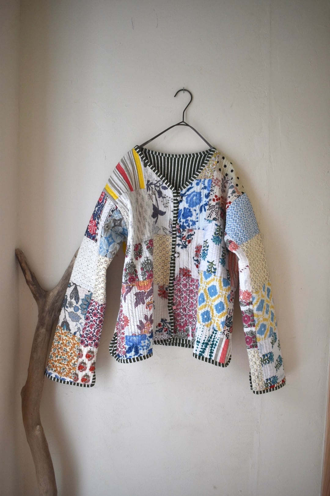 Patchwork Quilted Reversible Jacket