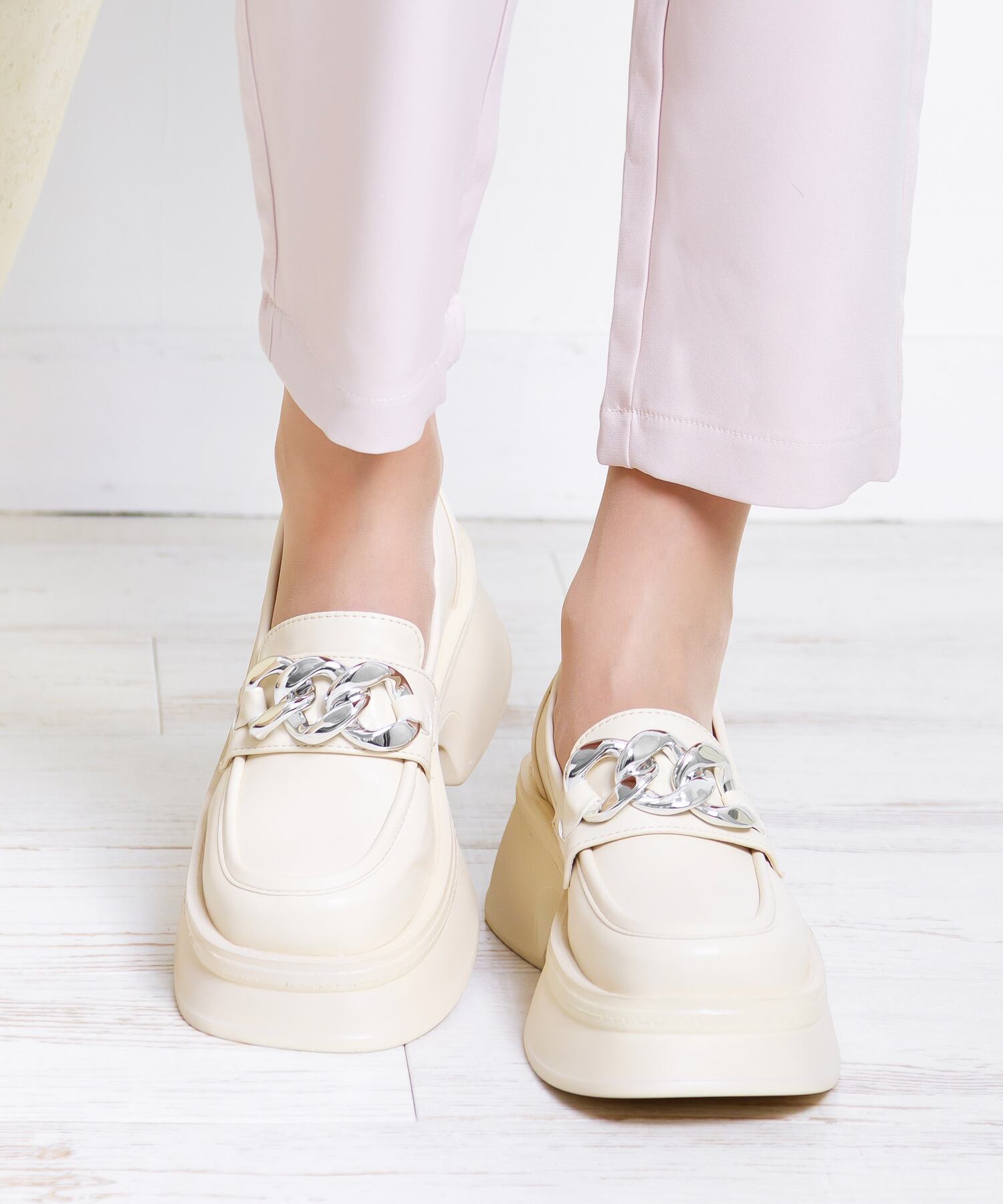 厚底チェーンローファー(313-1374)[330S] | attagirl