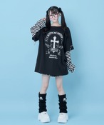 厨二病卍レイヤー風ロンTEE