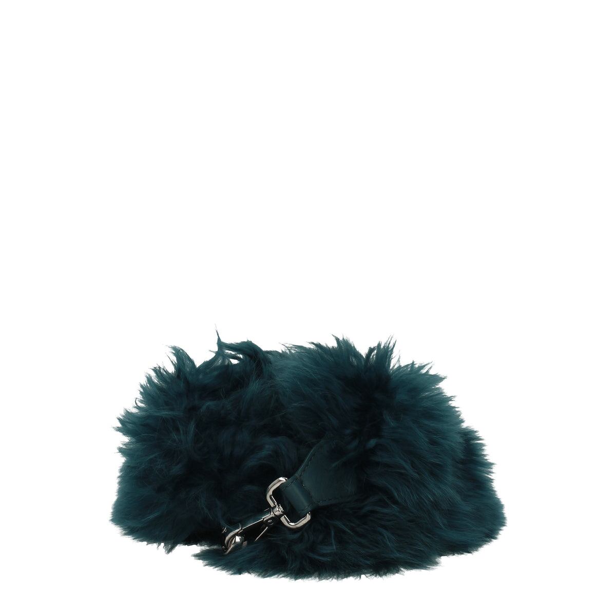 【新品】FENDI フェンディ レディース ショルダーストラップ アルパカ グリーン 8AV077A0F5F0EIZ