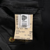 HUGO BOSS ヒューゴボス ロロピアーナ ダブル テーラードジャケット サイズ 46 /ブラック/メンズ/D-TK407