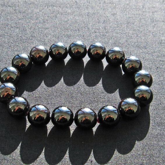 ガーネット ブレスレット 13mm 一点物 メール便可 [M便 1/10] 111-22048