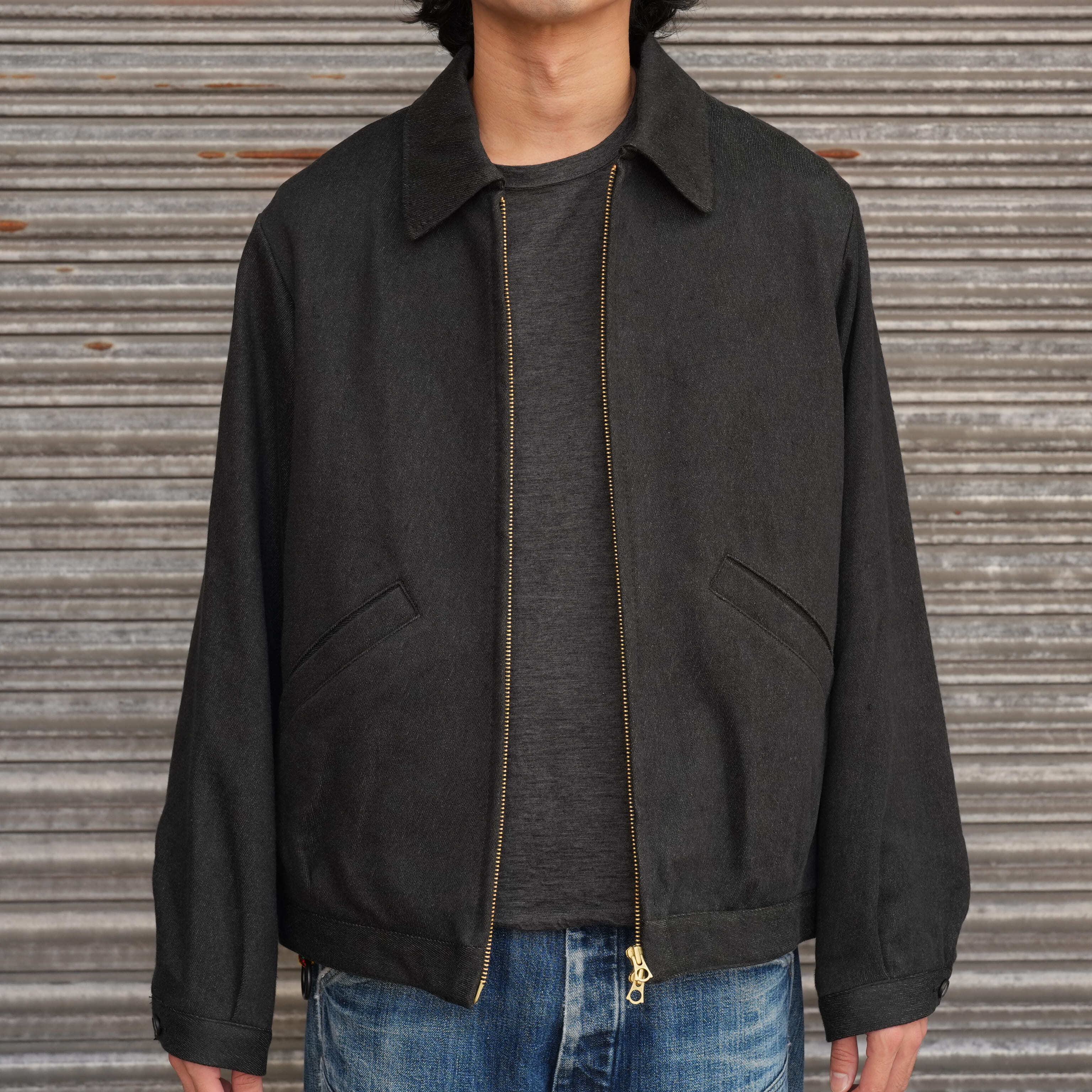 MAATEE&SONS(マーティーアンドサンズ) 26AW "SHORT BL" -BLKSHAMBRAY-