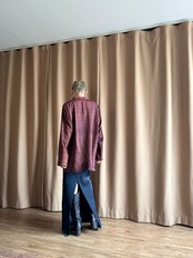 ethnic china button design silk shirt-5000-9