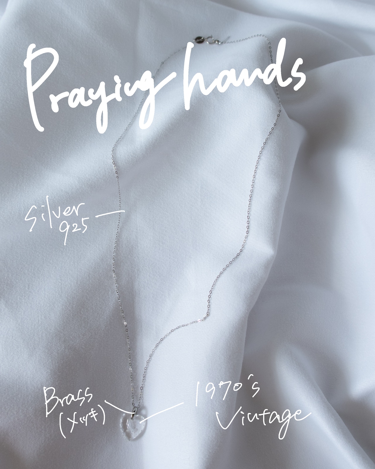 【11/8(土)再入荷】 Praying hands(Necklace)