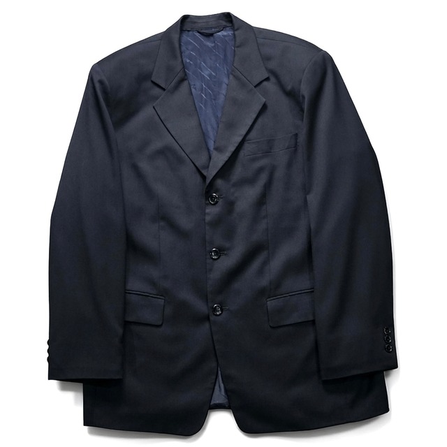 "GIORGIO ARMANI" 1990's- 3B tailored jacket “BLACK”