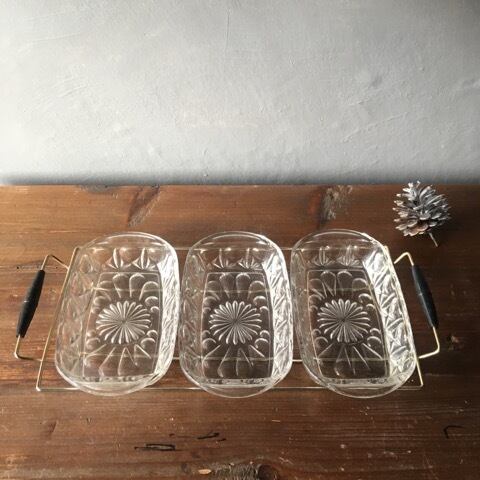 フランス アンティーク ガラス プレート