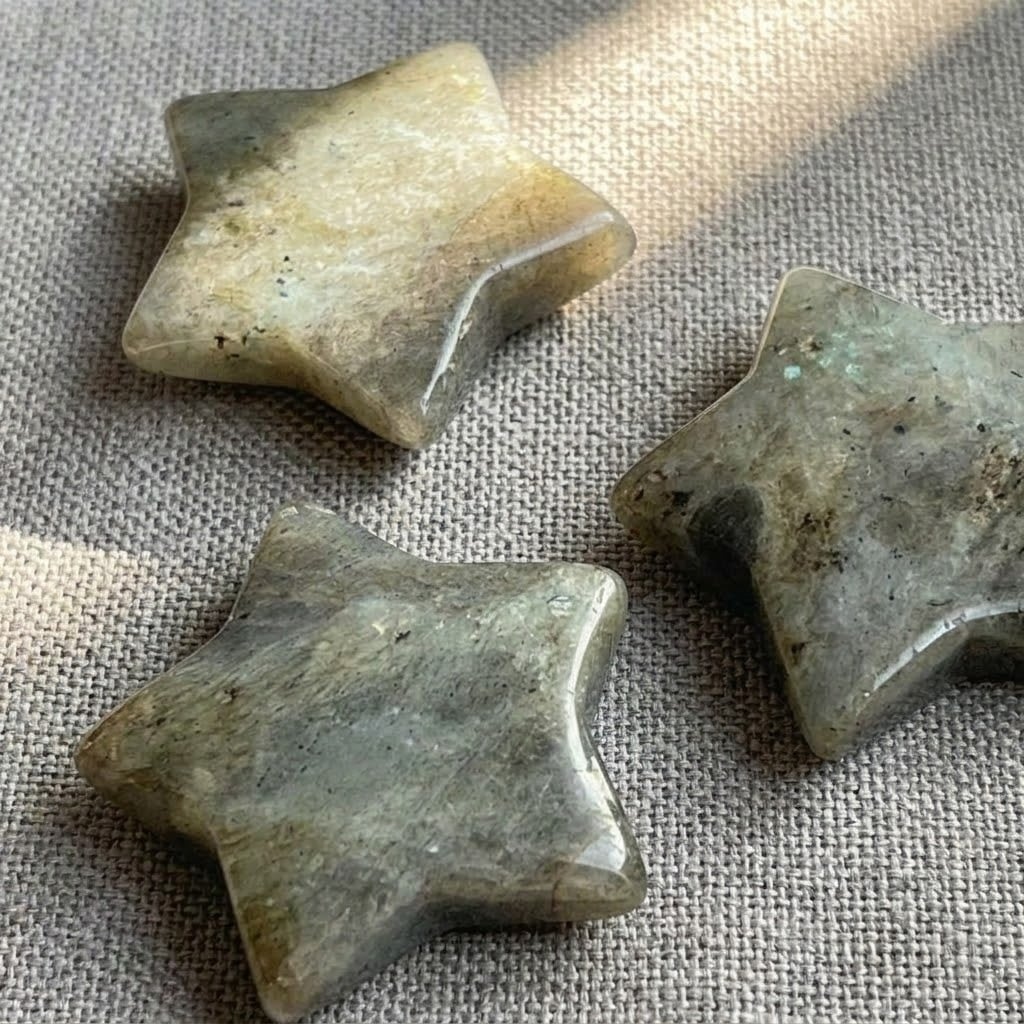 Labradorite Star-ラブラドライト星形タンブル