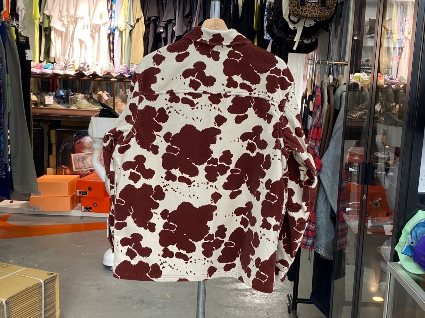 Supreme Velvet Chore Coat Cow MEDIUM 03100 | BRAND ...