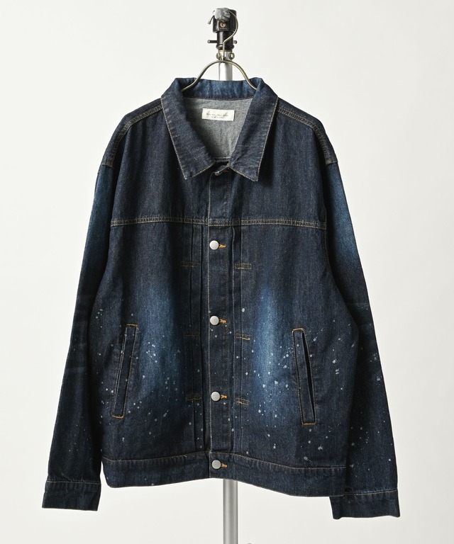 many men many mind Slub Denim Jacket (BLK) M2623030