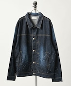 many men many mind Slub Denim Jacket (BLU) M2623030