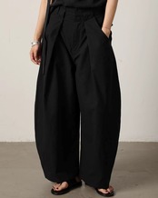 Wide tuck-In balloon Pants L0089