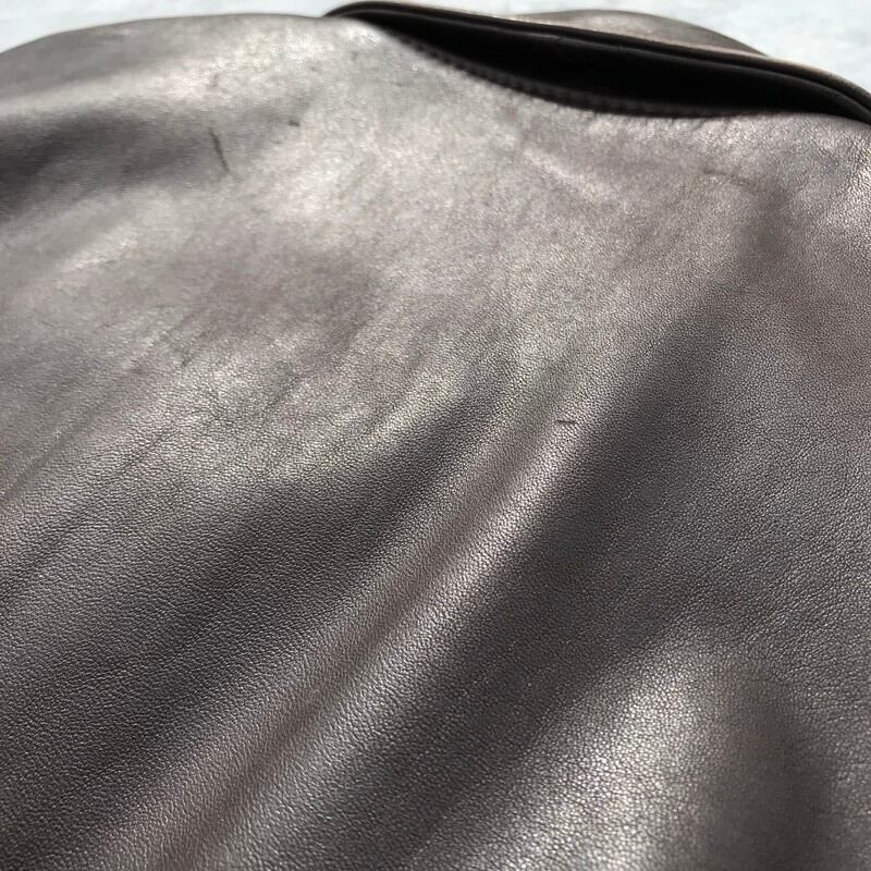 80's SCHOTT ショット A-2 レザーフライトジャケット 30-1415 ブラウン